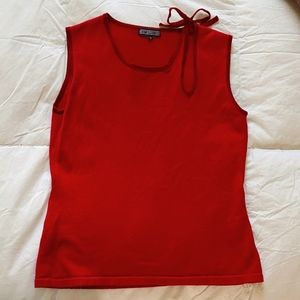 Sleeveless Cutout Sweater